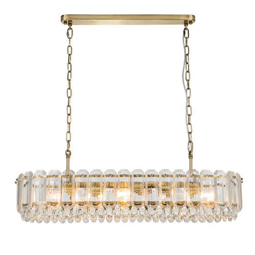 Подвесная люстра Indigo BRILLIANTE 12039/10PL Brass V000427