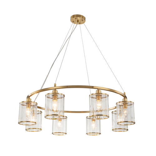 Подвесная люстра Indigo DANTE 13022/8P Brass V000406