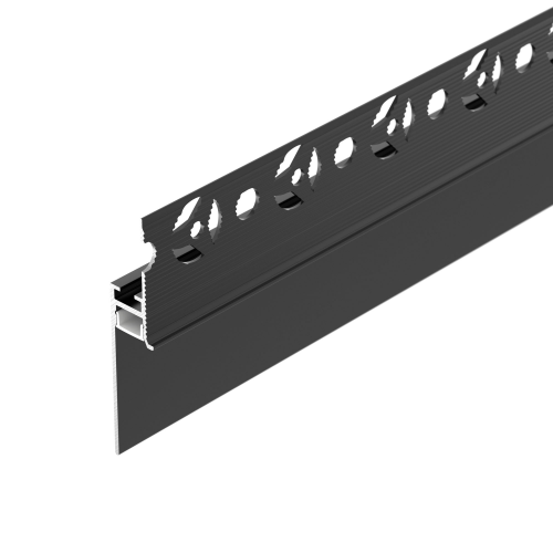 Профиль для лент PLINTUS-FANTOM-H35-2000 BLACK Arlight 043665