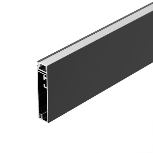 Профиль для лент PLINTUS-H55-2000 BLACK Arlight 045442