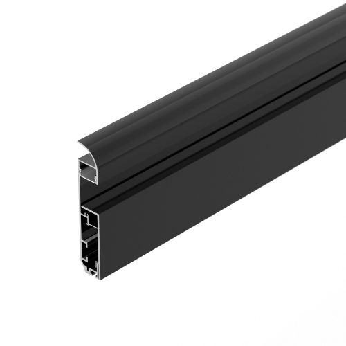 Профиль для лент PLINTUS-H80-2000 BLACK Arlight 045448