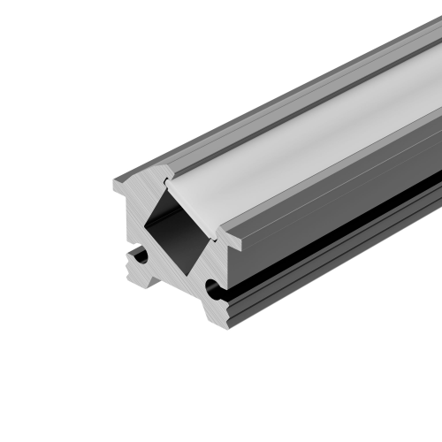 Профиль для лент SL-BEVEL-H12-F13-2000 ANOD IRON GREY Arlight 045329