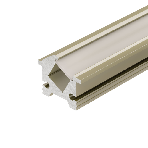 Профиль для лент SL-BEVEL-H12-F13-2000 ANOD OLIVE GREY Arlight 045328