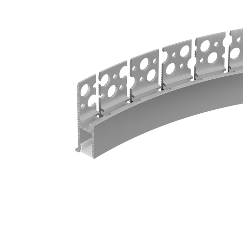 Профиль для лент WALL-FANTOM-BENT-W10-SIDE-2000 ANOD Arlight 043694