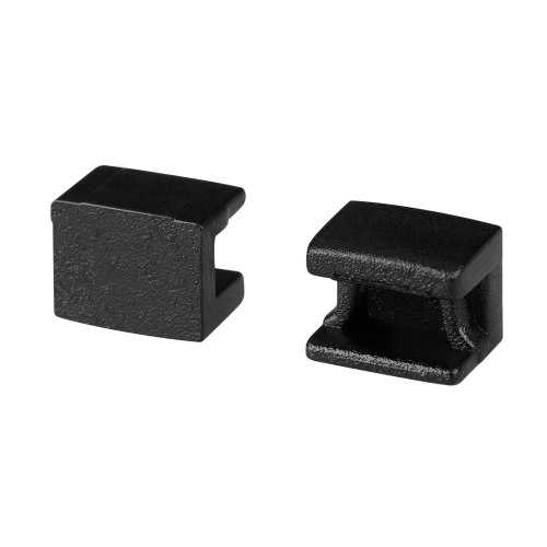 Комплект заглушек для профиля (2шт) PLINTUS-FANTOM BLACK Arlight 043907
