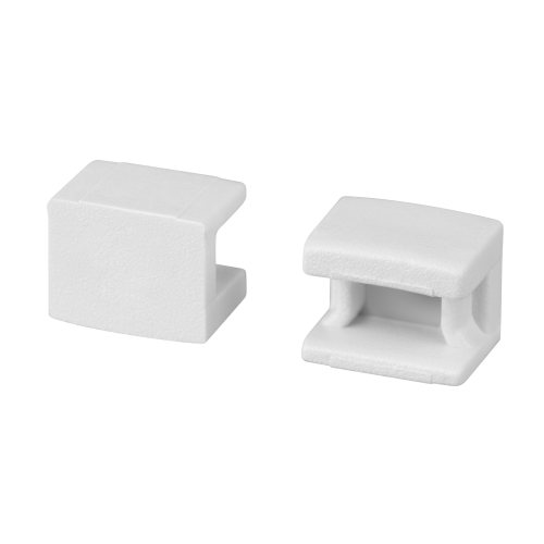 Заглушка для профиля PLINTUS-FANTOM-BENT WHITE Arlight 043664