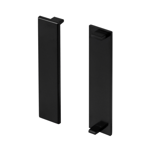 Комплект заглушек для профиля (2шт) PLINTUS-H54 BLACK Arlight 046164