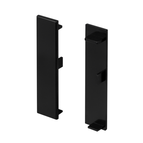 Комплект заглушек для профиля (2шт) PLINTUS-H55 BLACK Arlight 046162