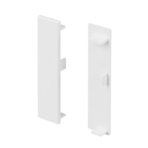 Комплект заглушек для профиля (2шт) PLINTUS-H55 WHITE Arlight 046163