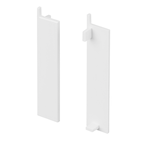 Комплект заглушек для профиля (2шт) PLINTUS-H58-F WHITE Arlight 046161