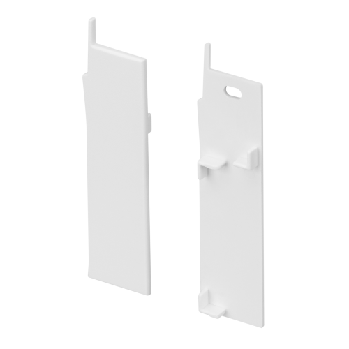 Комплект заглушек для профиля (2шт) PLINTUS-H73-F WHITE Arlight 043598