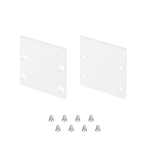 Комплект заглушек для профиля (2шт) LINE-S-3535 WHITE Arlight 041883