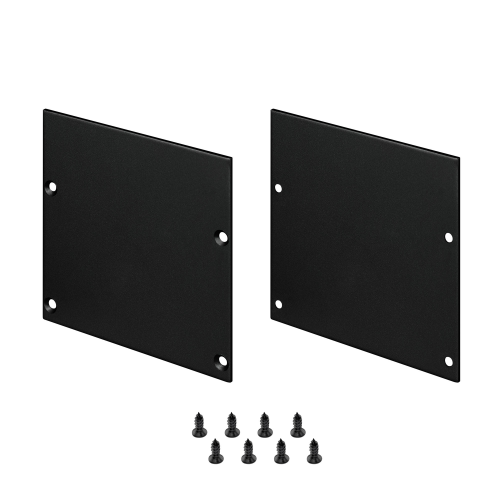 Комплект заглушек для профиля (2шт) LINE-S-7575 BLACK Arlight 041886