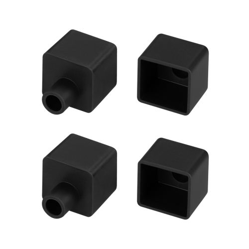 Комплект заглушек для профиля (4шт) WPH-FLEX-1616 BLACK Arlight 045873