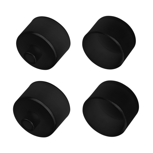 Комплект заглушек для профиля (4шт) WPH-FLEX-D22-360deg BLACK Arlight 045884