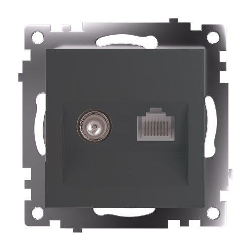 Розетка TV + RJ-45 Stekker GLS00-7106-06 49417