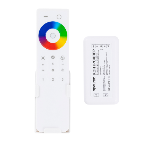 Комплект контроллер и 3-х зонный сенсорный пульт RGB-RGBW для лент Apeyron 04-48
