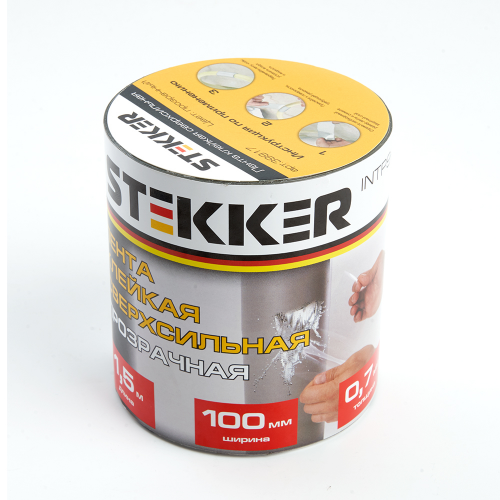 Лента клейкая сверхсильная Stekker INTP9-0715-10 39917