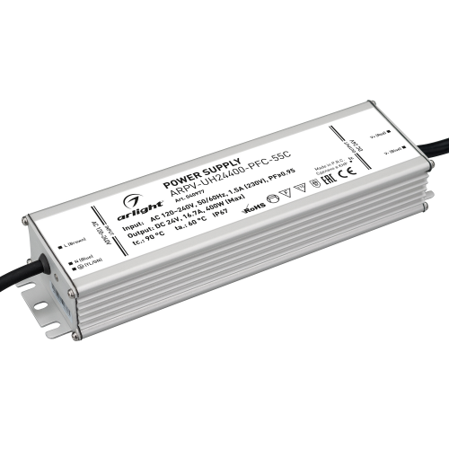 Блок питания ARPV-UH24400-PFC-55C 16,7A 24V 400W Arlight 040977