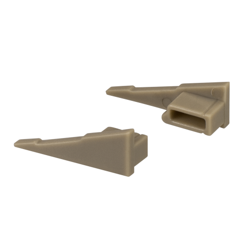 Комплект заглушек для профиля (2шт) SL-MINI-SHELF-H8 Arlight 038810