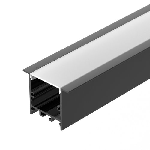 Профиль для лент SL-LINIA49S-F-2000 ANOD BLACK Arlight 039389