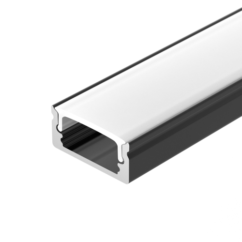 Профиль для лент LINE-1708-2000 ANOD BLACK Arlight 040299