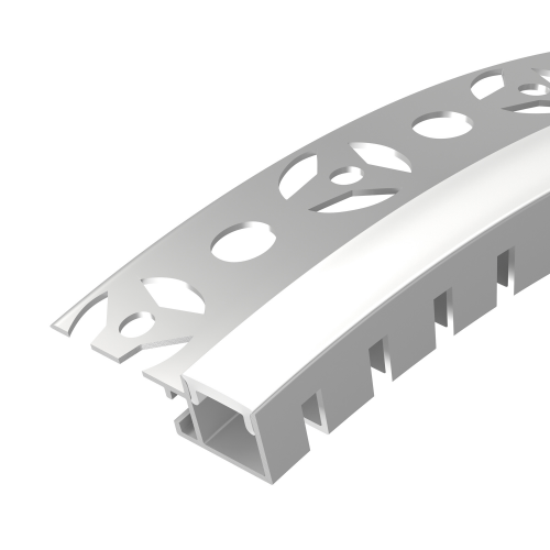 Профиль для лент FANTOM-BENT-W12-TOP-EDGE-2000 ANOD Arlight 040328
