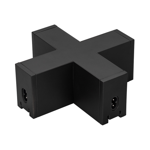 Коннектор крестовой для системы NEO-CLIP-38-CON-X-BK Arlight 026847