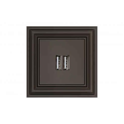 Розетка USB Liregus RETRO 29-016