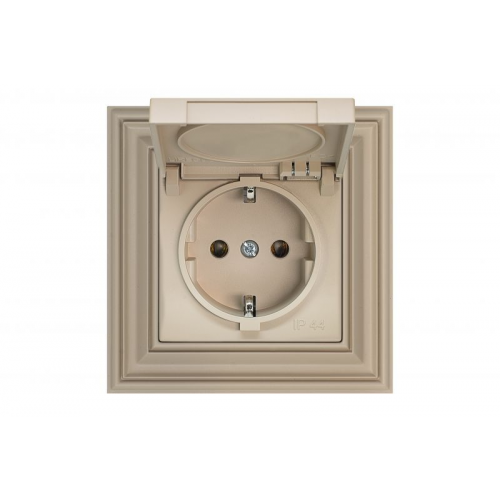 Розетка с/з IP44 Liregus RETRO 29-123