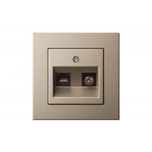 Розетка TV/интернет RJ-45 Liregus EPSILON 28-315