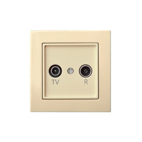 Розетка TV+R оконечная Liregus EPSILON 28-076