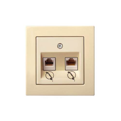 Розетка телефонная RJ-11 Liregus EPSILON 28-081