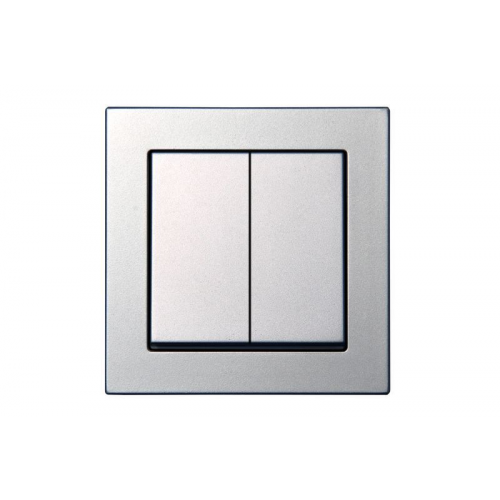 Выключатель двухклавишный Liregus EPSILON 28-173