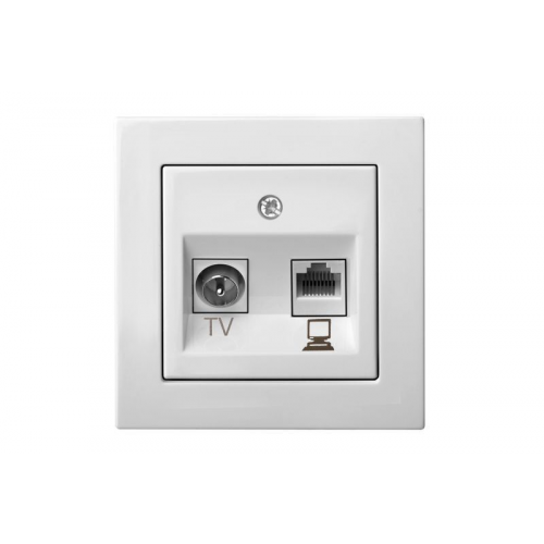 Розетка TV/интернет RJ-45 Liregus EPSILON 28-023
