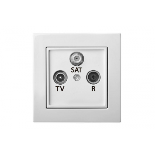 Розетка TV+R+SAT оконечная Liregus EPSILON 28-028