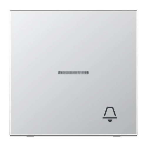 Клавиша с символом и окошком для подсветки Jung LS METAL AL2990KO5K