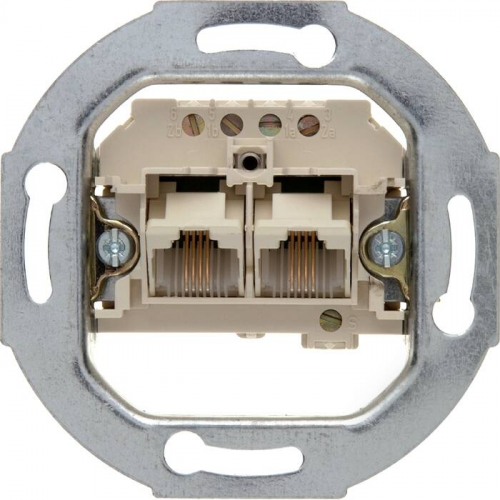 Механизм розетки RJ-12/RJ-45 20IP Berker 1930 4562