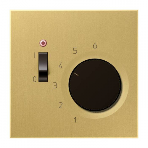 Лицевая панель для терморегулятора Jung LS METAL METR231PLC
