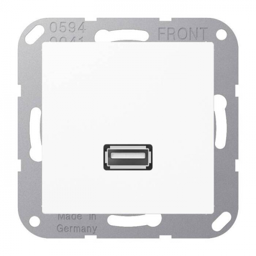 Розетка USB Jung А-СЕРИЯ MAA1122WW