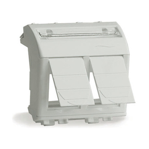 Накладка для розетки интернет RJ-45 / телефонной RJ-11 DKC BRAVA 76614B
