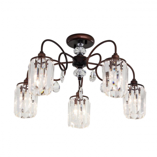 Потолочная люстра Citilux СИНДИ КОРИЧНЕВЫЙ CL330153