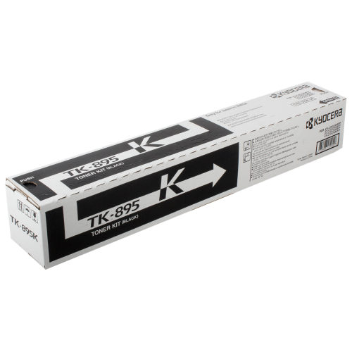 Тонер Kyocera TK-895K для FS-C8020MFP/C8025MFP. Чёрный. 12000 страниц