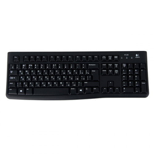 Клавиатура Logitech Keyboard K120 For Business Black USB проводная