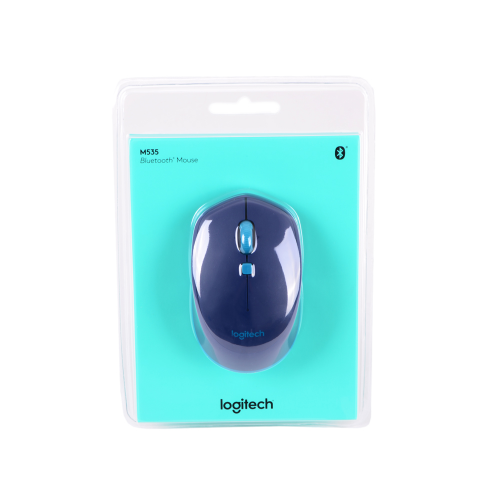 Мышь Logitech M535 Blue USB оптическая, 1000 dpi, 3 кнопки + колесо