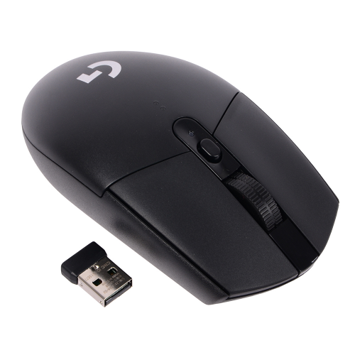 Мышь беспроводная Logitech G305 Black USB(Radio) оптическая, 12000 dpi, 5 кнопок + колесо