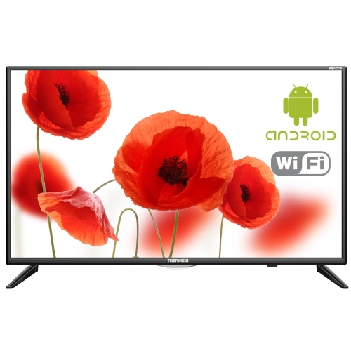 Телевизор Telefunken TF-LED32S97T2S(черный) LED 32" Black, Smart TV, 16:9, 1366х768, 3000:1, 210 кд/м2, USB, HDMI, AV, Wi-Fi, RJ-45, DVB-T, T2, C