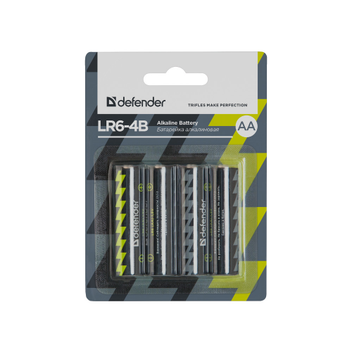 Батарейки Defender (AA) LR6-4B 4PCS 4 шт 56012