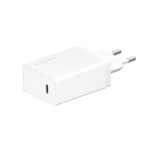 Сетевое зарядное устройство Deppa 11388 USB Type-C, Power Delivery, 30 Вт, белый