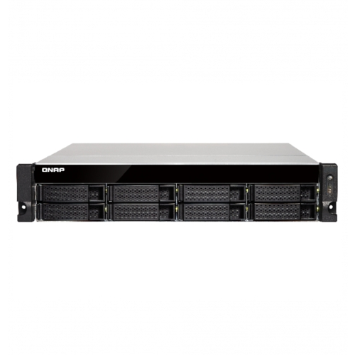 Сетевое хранилище QNAP TS-853BU-8G Сетевой RAID-накопитель, 8 отсеков для HDD, стоечное исполнение, 1 блок питания. Intel Celeron J3455 1,5 ГГц, 8 ГБ